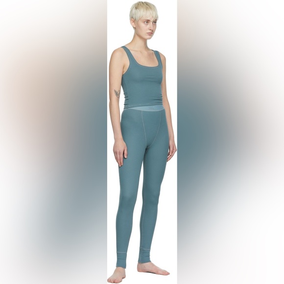 SKIMS COTTON RIB LEGGING KYANITE - Picture 3 of 9